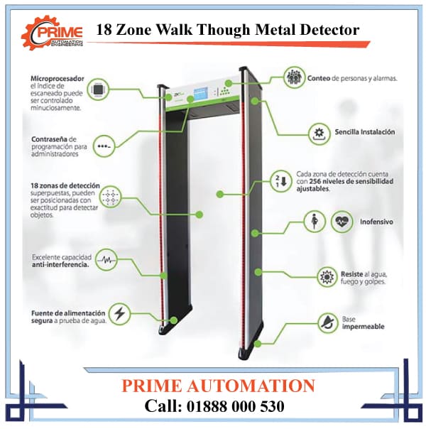 18-Zone-Walk-Though-Metal-Detector-ZKTeco-D3180S